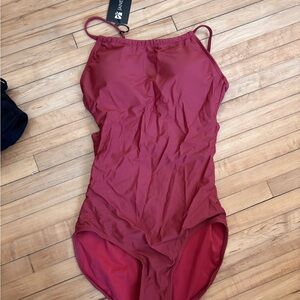 Janela Bay High Neck Modest One-Piece Swimsuit